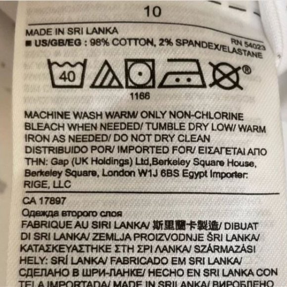 Banana Republic Tailored Fit Shirt Size 10 - Picture 9 of 9